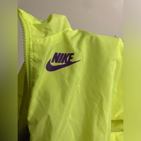 Nike lime green jacket coat outfit 4T toddler boy cloths windbreaker raincoat - Picture 10 of 11